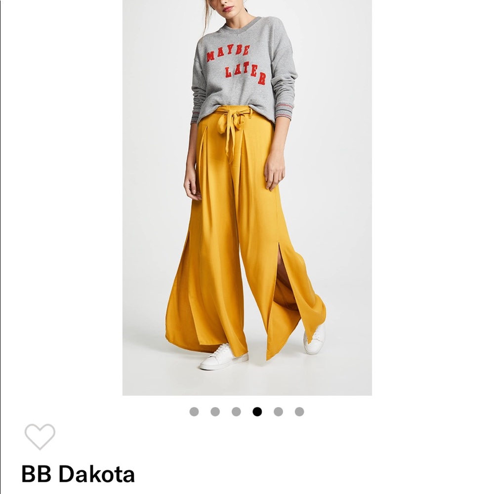 BB DAKOTA High Waisted Wide Leg Pant NWOT - Picture 4 of 14